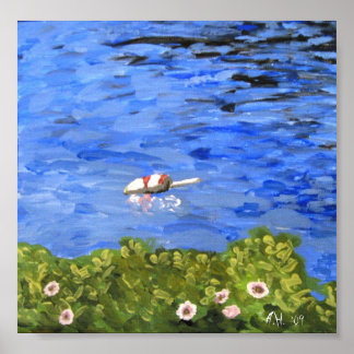 Poster Impressão: Harbor Buoy, Ilha Bailey