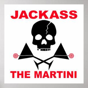 Poster, impressão - JACKASS, o Martini