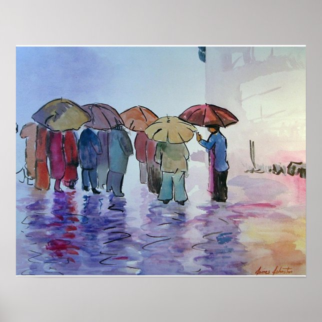 Poster Impressão- Paragem de Ocupação do Ganso (Frente)