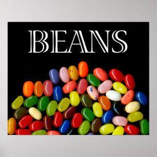 Poster Impressão/poster das belas artes dos feijões de