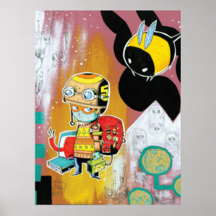 Pôster Impressão/poster do menino do capacete