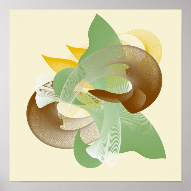Poster Impressão: Relações Curvilineares (Frente)
