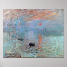 Poster Impressão, Sunrise, Claude Monet