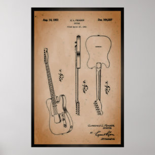 Poster Impressionante Arte Legal e Retroativa de Violão E