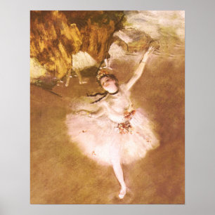 Pôster Impressionante do balé Degas Star