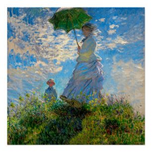 Pôster Impressionismo de Monet Woman