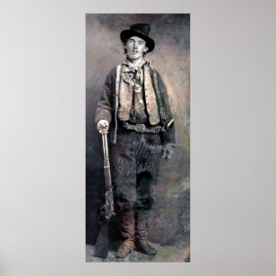 Poster Impressionista digital BILLY, o KID