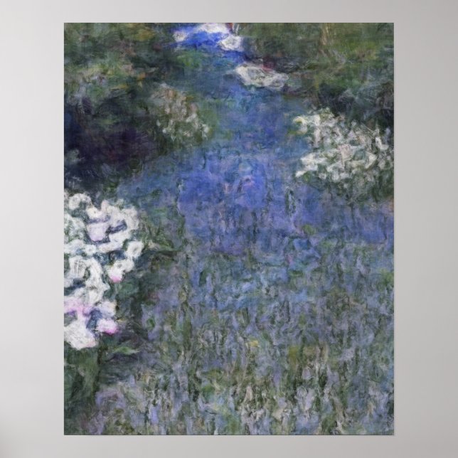 Pôster Impressionista do Caminho da Floresta Azul (Frente)