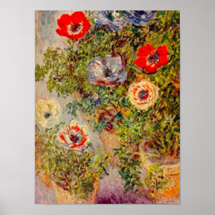 Pôster Impressionista Floral - Claude Monet