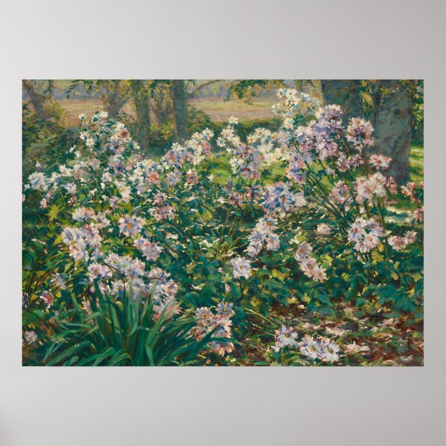 Poster Impressionista Impressionista Floral Pintura (Frente)