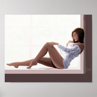 Poster Impressionista PinUp Girl