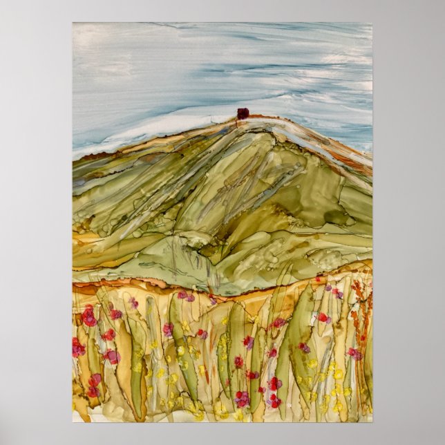 Poster impressionista Rivington Pike Horwich (Frente)