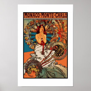 Pôster Imprimir Imagem do Artista Retro Mucha