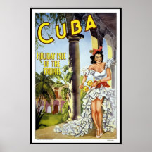 Imprimir Imagem Retro Vintage Viagem Cuba