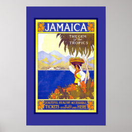 Pôster Imprimir Imagem Retro Vintage Viagem Jamaica