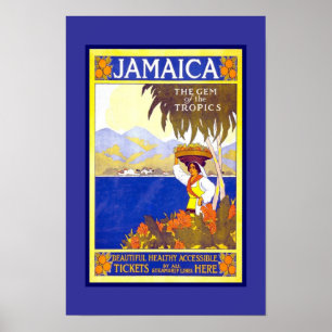 Pôster Imprimir Imagem Retro Vintage Viagem Jamaica
