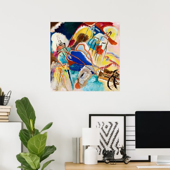 Poster Improvisação 30 (Canhões) de Wassily Kandinsky (Escritório em casa)