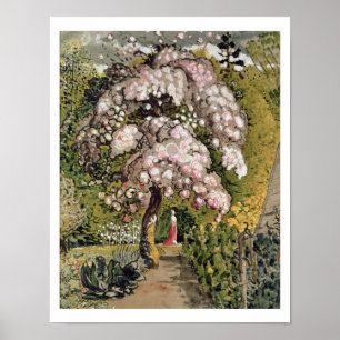 Pôster In a Shoreham Garden (w/c)