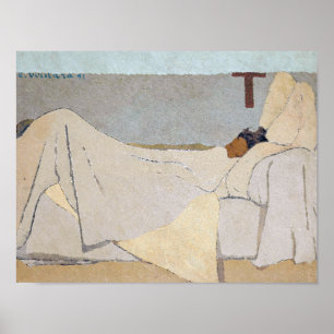 Poster In Bed   Edouard Vuillard  