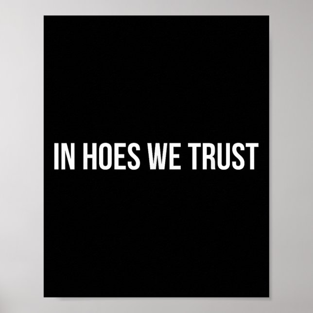 Poster In Cute Ss Cute Sss We Trust Funny Quote  (Frente)