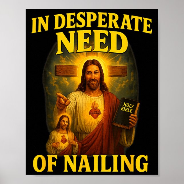 Poster In Desperate Need Of Nailing Funny Gen Z Brainrot  (Frente)