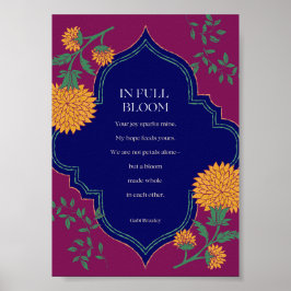 Poster In Full Bloom