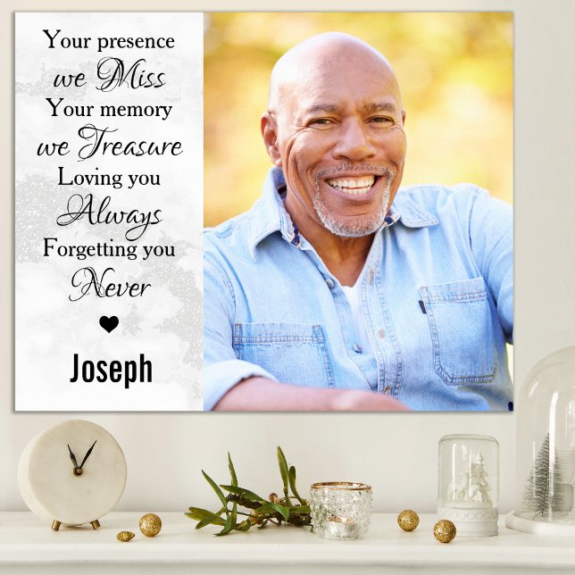 Poster In Loving Memory Remembrance Memorial Photo (Criador carregado)