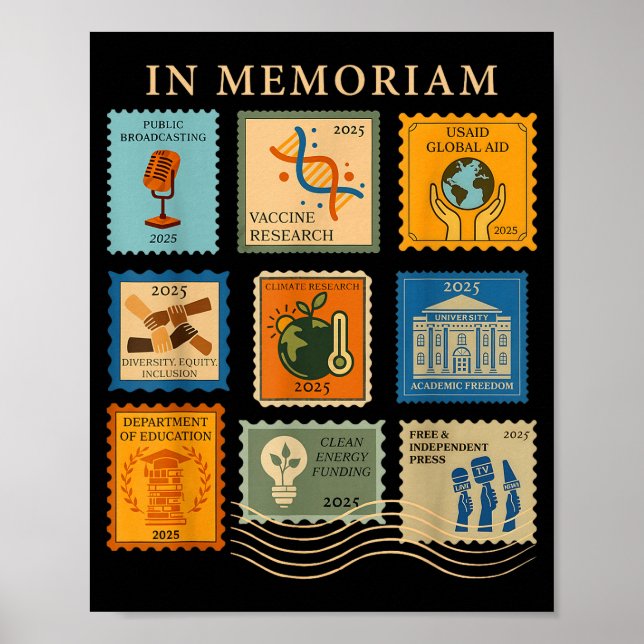 Poster In Memoriam Equal Rights Science Women Rights Femi (Frente)