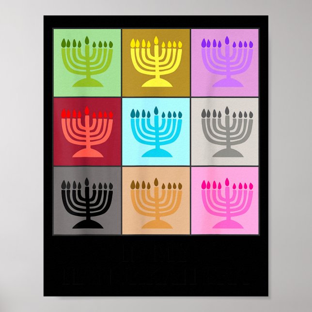 Poster In My Hanukkah Era Ugly Jewish Xmas Funny Christma (Frente)