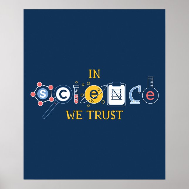 Poster In Science We Trust (Frente)