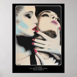 Poster 'In the Shadows' Pintura em um