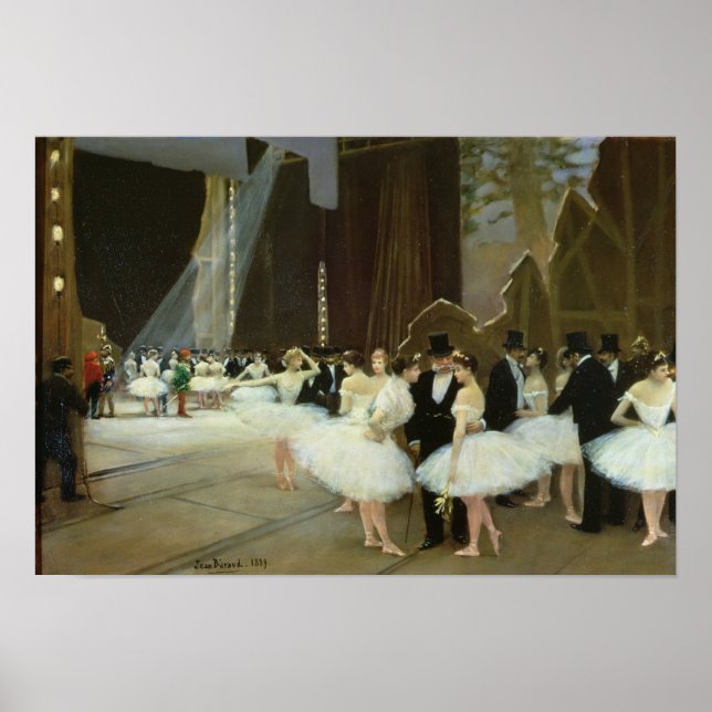 Pôster In the Wings at the Opera House, 1889 (Frente)