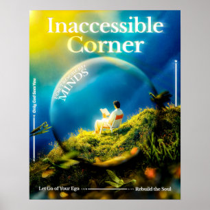 Poster Inaccessible Corner − Where the Mind Finds Silence