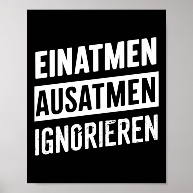 Poster Inalar Ignorar por Exalação - Como Sobreviver ao A (Frente)