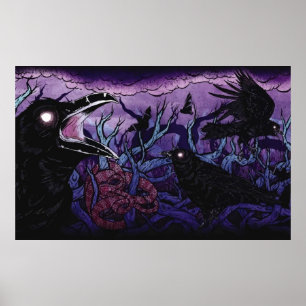 Poster Inalterável Em Criaturas Brancas