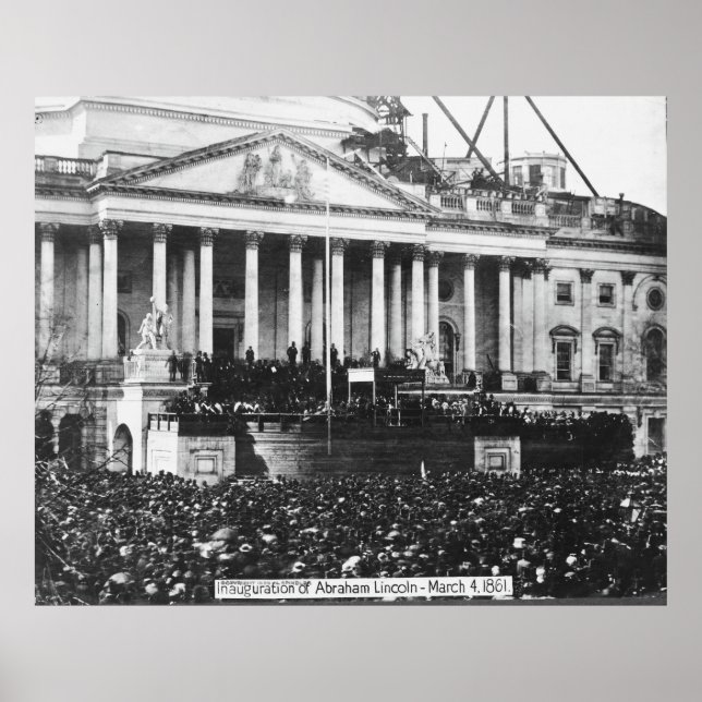 Poster Inauguration of Abraham Lincoln March 4, 1861 (Frente)