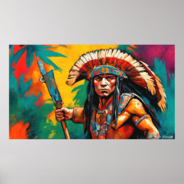 POSTER INCAN WARRIOR 6