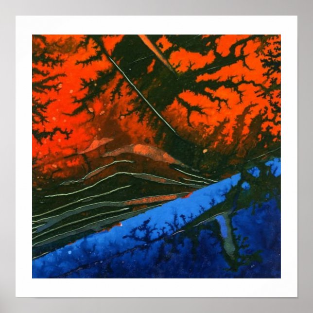 Pôster Incêndio do pântano nº 6 (Frente)