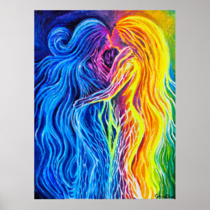 Poster Incêndio e água