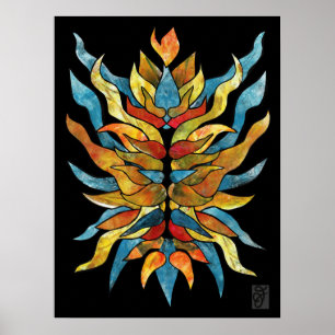 Poster Incêndio interno