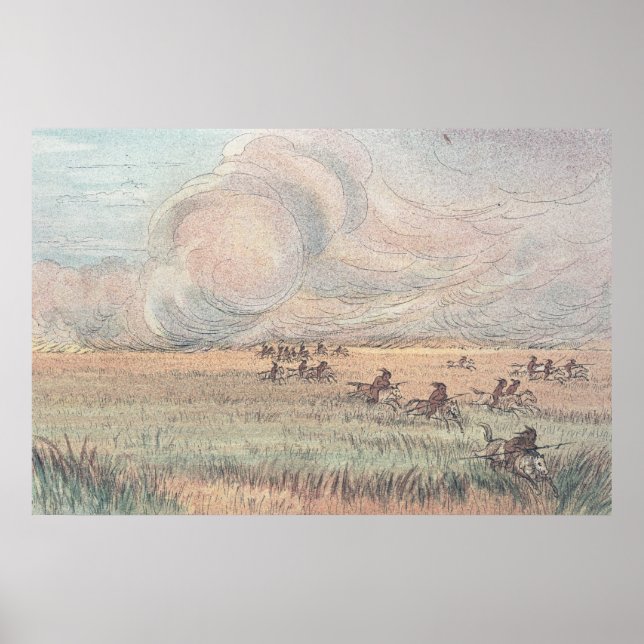 Pôster incêndio na prairie do Missouri (Frente)