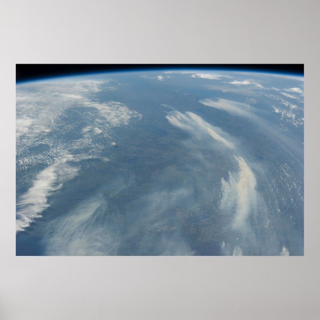 Poster Incêndios No Sudeste De James Bay Em Quebec, Canad (Frente)