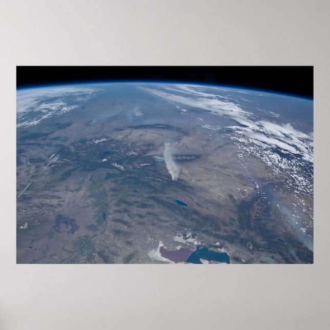 Poster Incêndios Selvagens Nos Eua Ocidental E Sudoeste. (Frente)