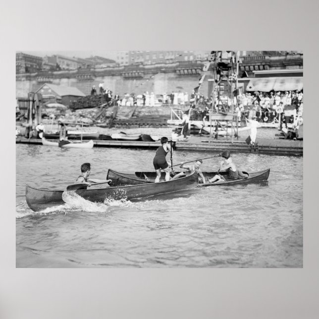 Pôster Inclinação de Canoagem (Frente)