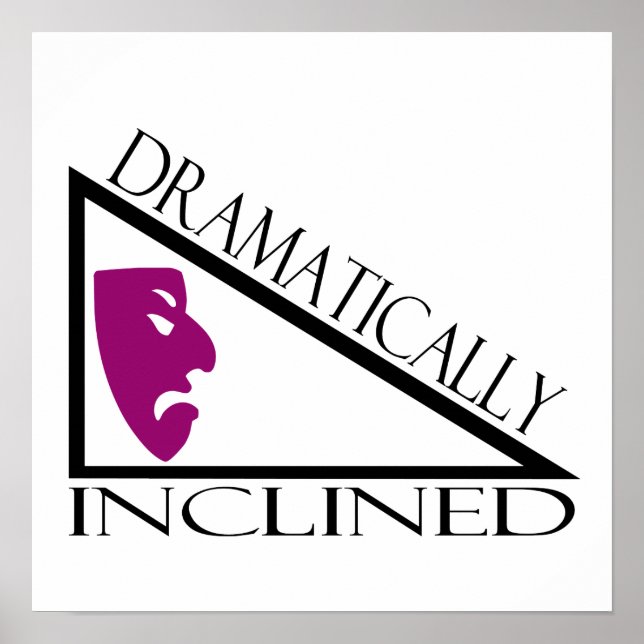 Poster Inclinação Dramática (Frente)