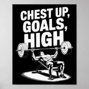 Poster Incline Bench Press Bodybuilding Malhação Workout