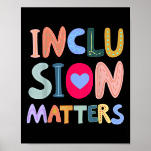 Poster Inclusão Do Autismo Sensibilização Especial Para A