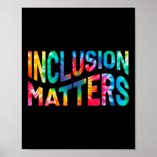 Poster Inclusão S Tie Dye Professora Especial De Educação