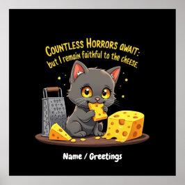 Poster Incontáveis Horrores Esperam, Mas Eu Permaneço Fie