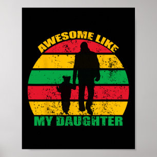 Poster Incrível Como Minha Filha Junta Melanina Negra